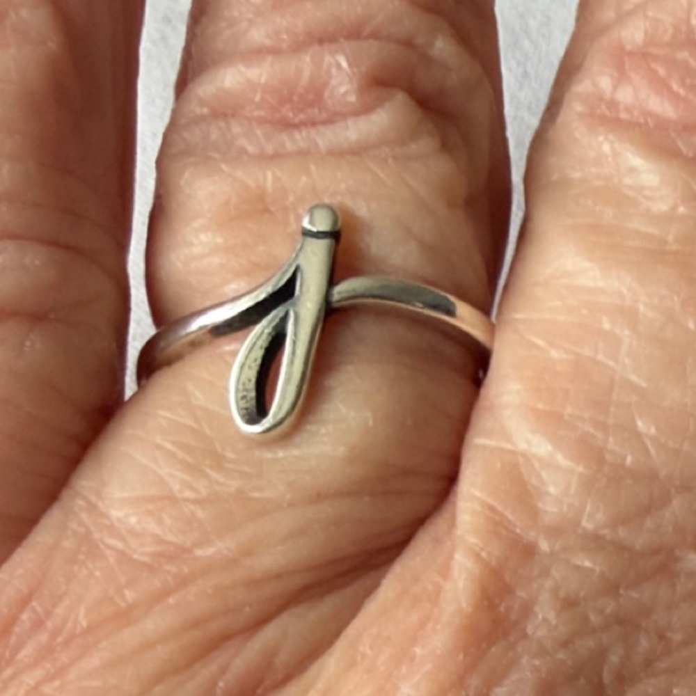 James Avery Script Initial Ring - image 1